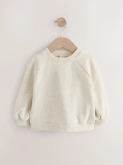 Next Oatmeal Crew Neck Sweatshirt (3mths-7yrs) Hot