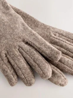 Next Oatmeal Fleece Gloves