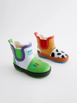 Next Ochre Yellow Toy Story Warm Lined Ankle Wellies Outlet