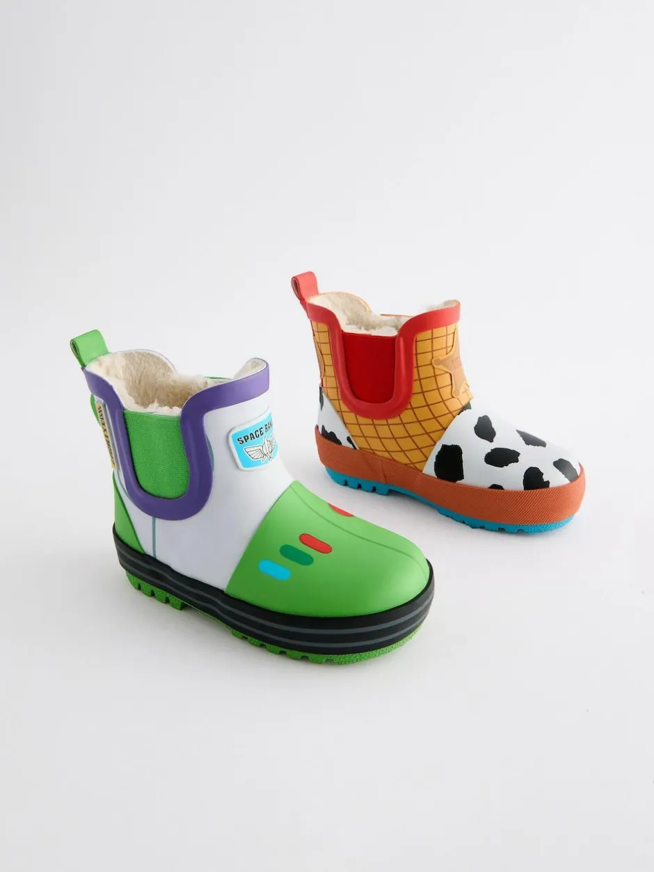 Next Ochre Yellow Toy Story Warm Lined Ankle Wellies Outlet