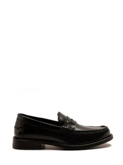 Off The Hook Monro Loafer Formal Casual Slip-On Leather Shoes Black Best