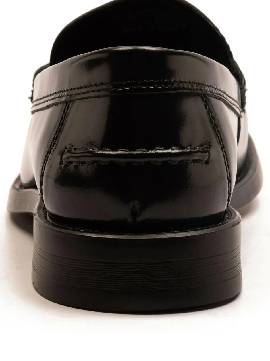 Off The Hook Monro Loafer Formal Casual Slip-On Leather Shoes Black Best