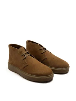 Off The Hook Brown Jethro Suede Leather Casual Lace-Up Chukka Boots New