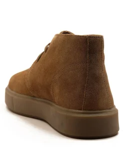 Off The Hook Brown Jethro Suede Leather Casual Lace-Up Chukka Boots New