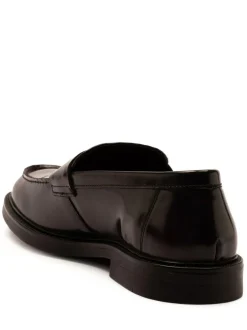 Off The Hook Brown Perry Loafer Smooth Leather Shoes Online
