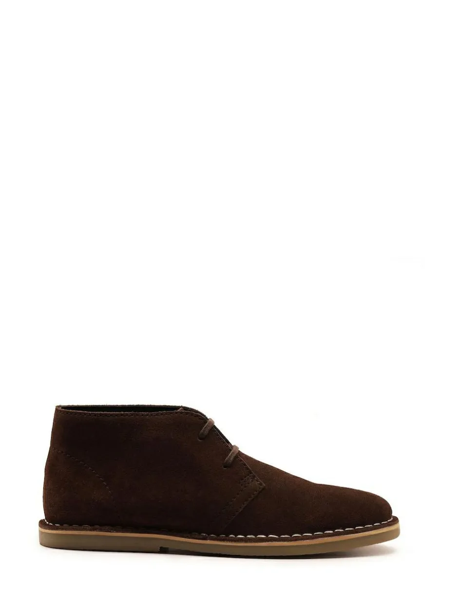 Off The Hook Sahara Suede Leather Desert Lace-Up Chukka Boots Light Brown Outlet