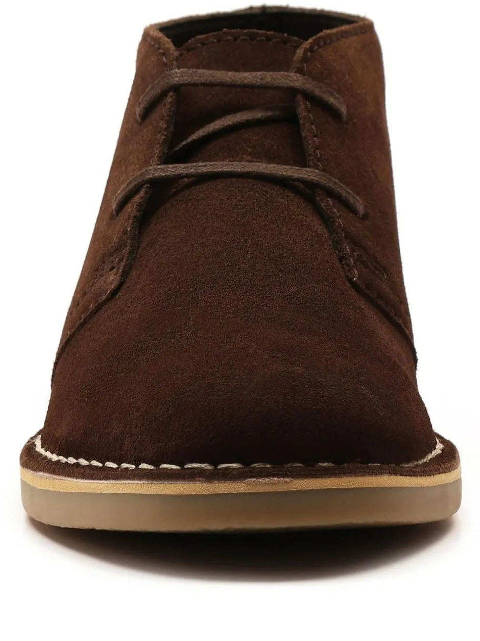 Off The Hook Sahara Suede Leather Desert Lace-Up Chukka Boots Light Brown Outlet