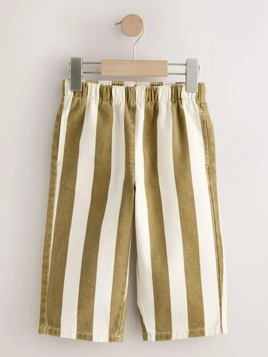 Next Stripe Trousers (3mths-7yrs) Olive Green Best