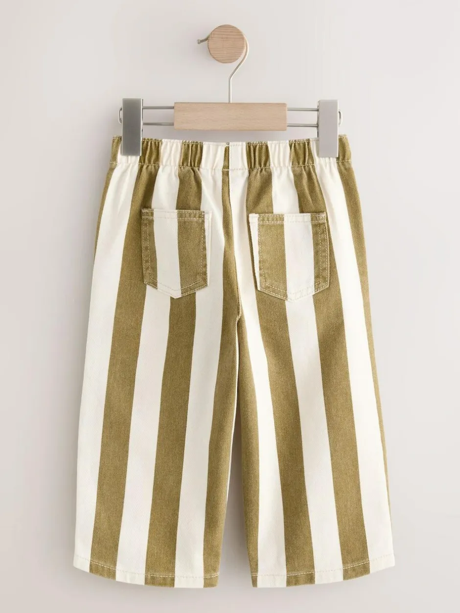 Next Stripe Trousers (3mths-7yrs) Olive Green Best