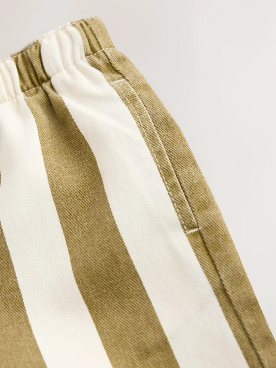 Next Stripe Trousers (3mths-7yrs) Olive Green Best