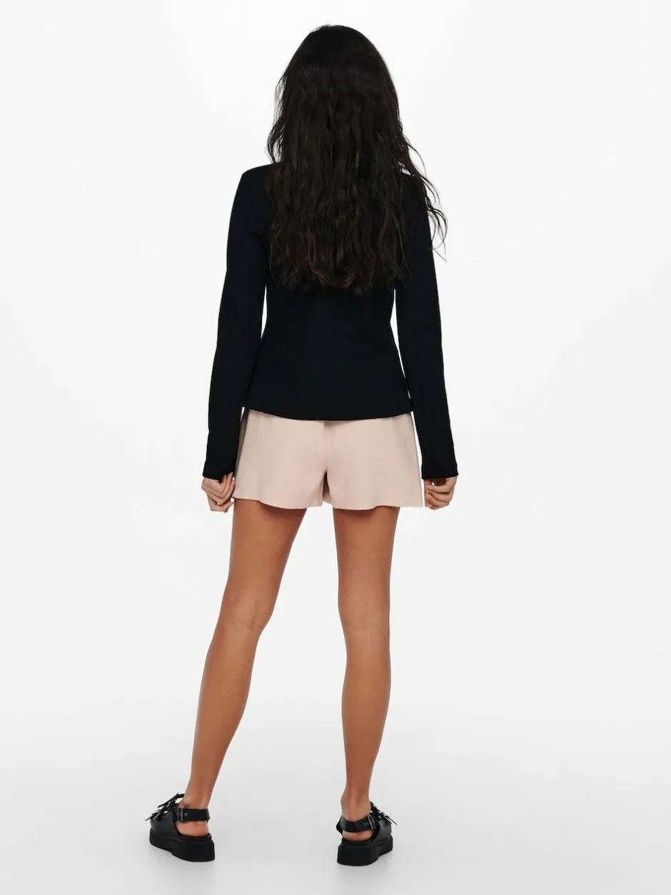 ONLY Black Button Up 100% Cotton Blazer Clearance