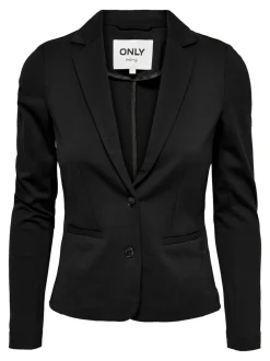 ONLY Black Button Up 100% Cotton Blazer Clearance