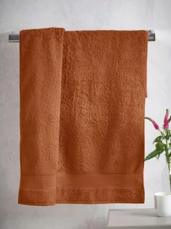 Next Orange Burnt Egyptian Cotton Towel Outlet
