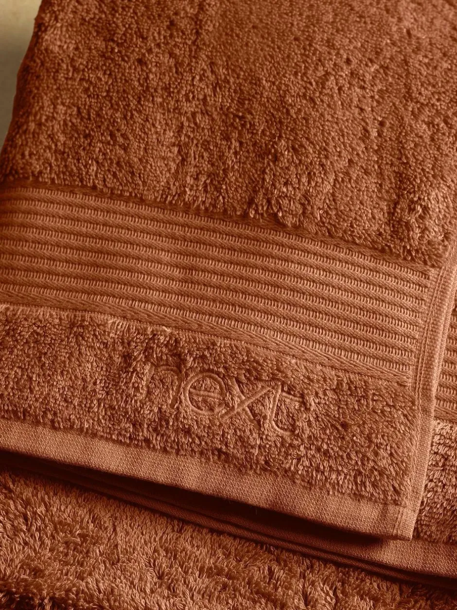Next Orange Burnt Egyptian Cotton Towel Outlet