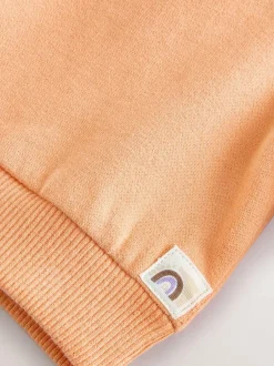 Next Orange Crew Neck Sweatshirt (3mths-7yrs) Outlet