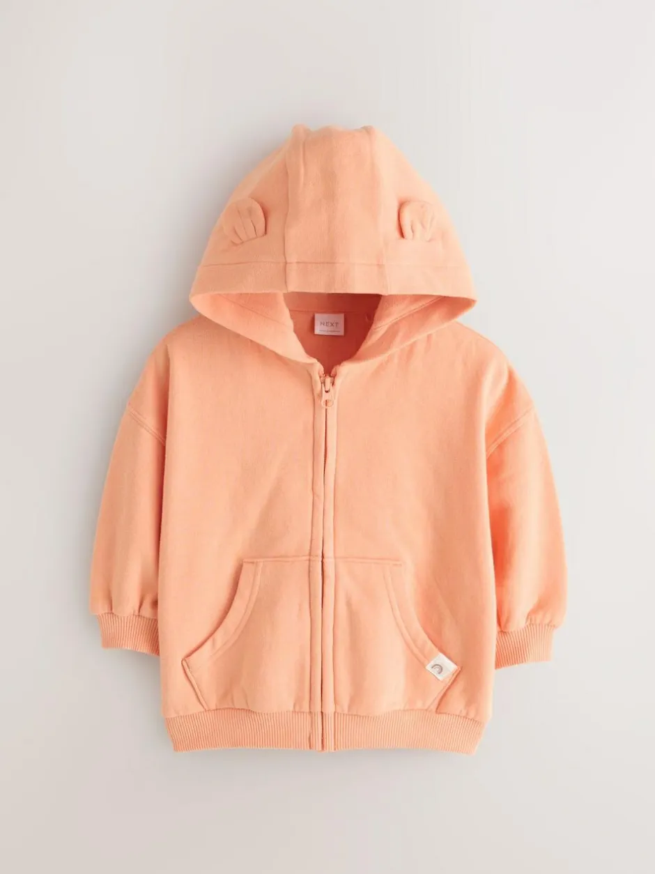 Next Orange Zip Through Hoodie (3mths-7yrs) Sale