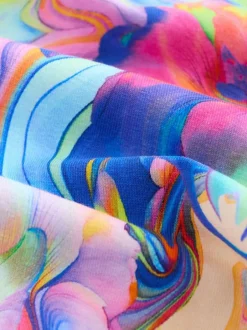 Next Orange/Blue Floral Leggings (3-16yrs) Online