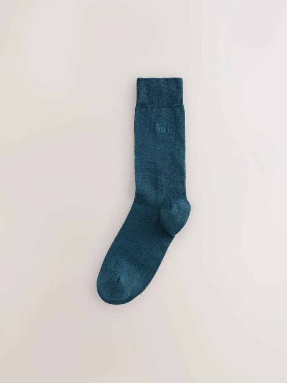 Next 8 Pack Embroidered Lasting Fresh Socks Orange/Green/Blue Online
