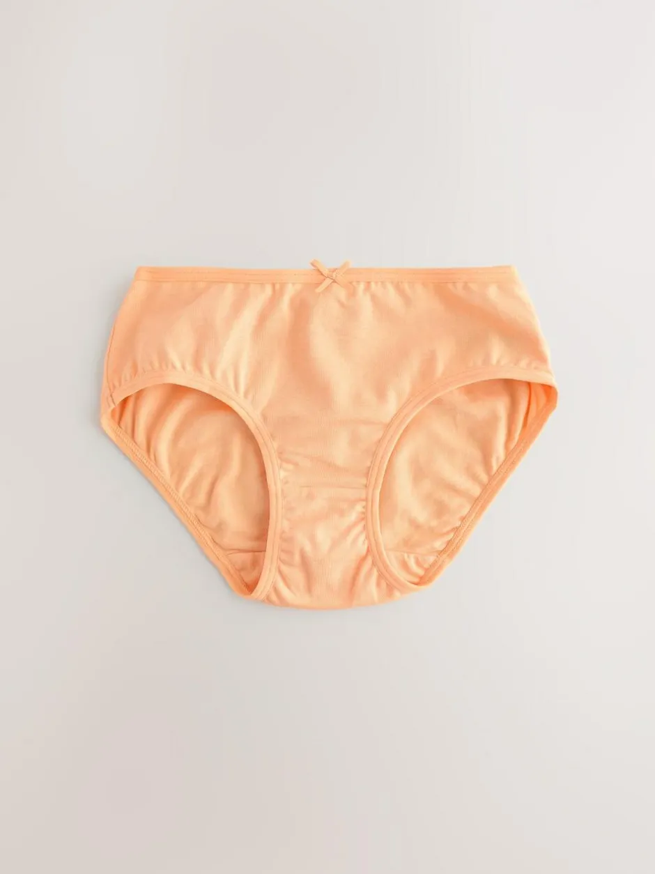 Next Briefs 10 Pack (1.5-16yrs) Orange/Pink Clearance