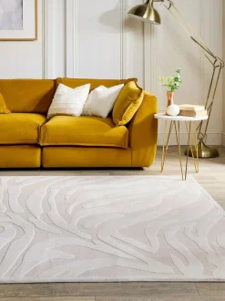 Origin Rugs Cream White Sands Dune Rug Discount