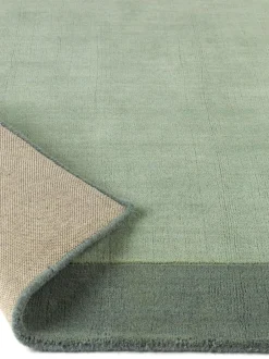 Origin Rugs Borders Wool Runner Green Outlet