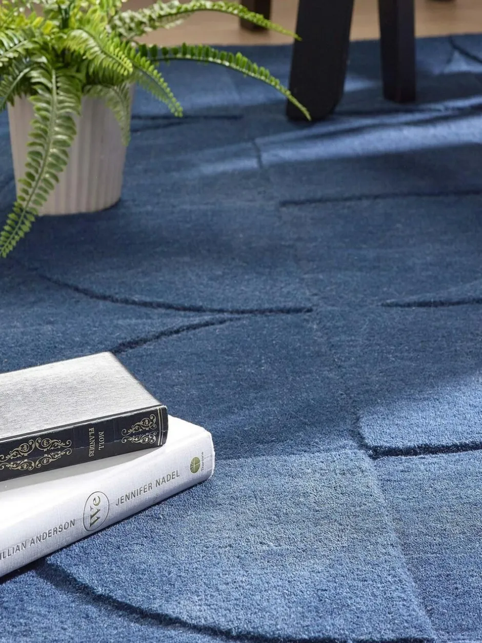 Origin Rugs Penny Rug Infinity Blue Discount
