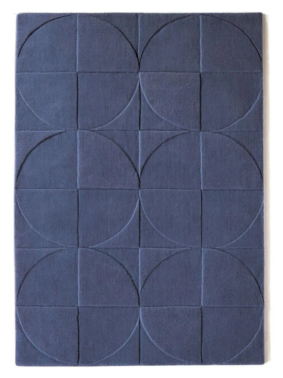 Origin Rugs Penny Rug Infinity Blue Discount
