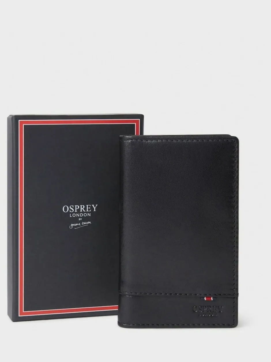 Osprey London Leather Micro Leather Dress Wallet Black Online