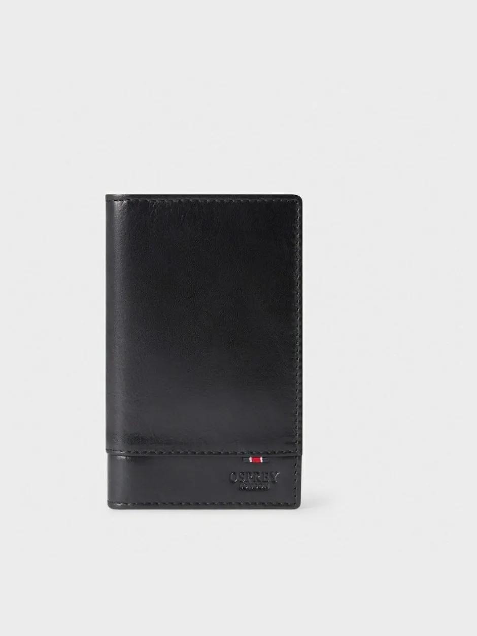 Osprey London Leather Micro Leather Dress Wallet Black Online