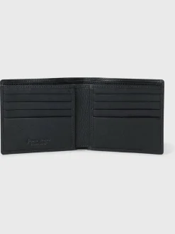 Osprey London The Compass Leather Card Wallet Black New