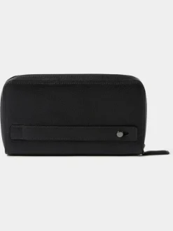 Osprey London Black The Compass Leather Travel Wallet Hot