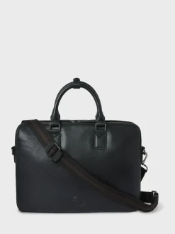 Osprey London The Compass Leather Laptop Bag Black Sale