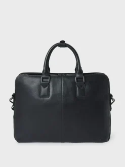 Osprey London The Compass Leather Laptop Bag Black Sale
