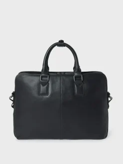 Osprey London The Compass Leather Laptop Bag Black Sale