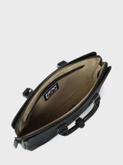 Osprey London The Compass Leather Laptop Bag Black Sale