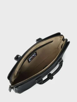 Osprey London The Compass Leather Laptop Bag Black Sale