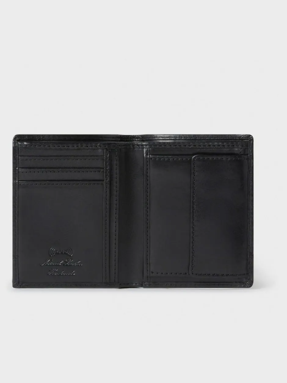 Osprey London The London Leather Wallet with Coin Pocket Black
