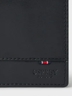 Osprey London The London Leather Wallet with Coin Pocket Black