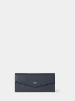 Osprey London The Neptune Leather Purse & Card Holder Set Blue Best