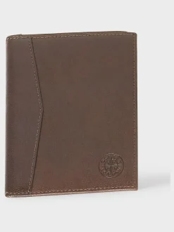 Osprey London The Compass Leather Passport Holder Brown Outlet