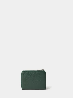 Osprey London Green The Core Medium Leather Zip Matinee Purse Sale