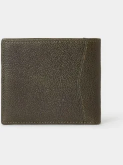 Osprey London The Compass Leather Card Wallet Green Outlet