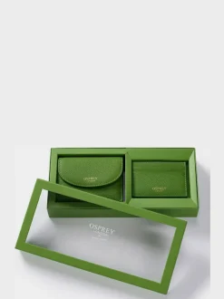 Osprey London Green The Tilly Leather Purse Gift Set Clearance