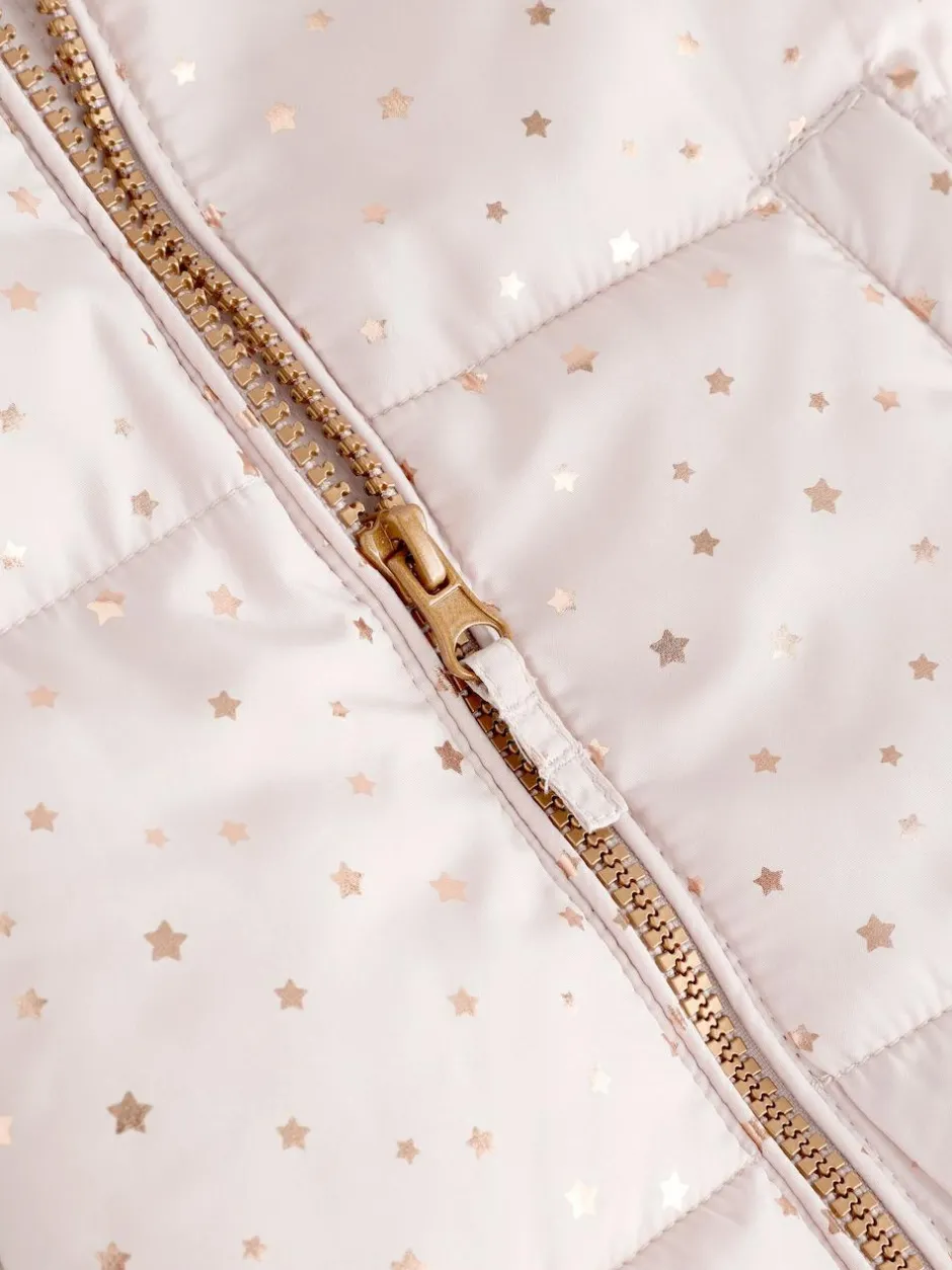 Next Print Shower Resistant Snowsuit (3mths-7yrs) Pale Pink New