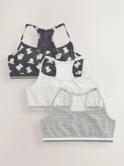 Next Crop Tops 3 Pack (5-16yrs) Panda Clearance