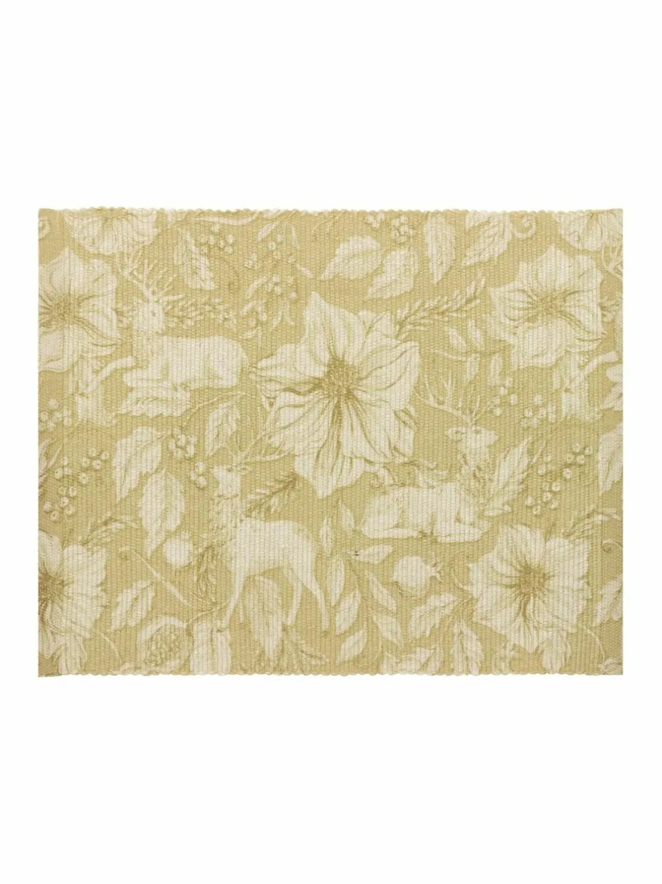 Paoletti Set of 4 Gold Stag Table Placemats Best