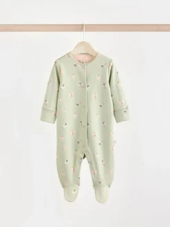 Next Pastel Character 5 Pack Baby Sleepsuits (0-2yrs) Discount