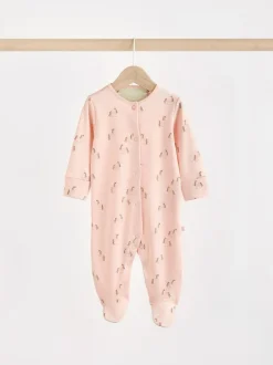 Next Pastel Character 5 Pack Baby Sleepsuits (0-2yrs) Discount