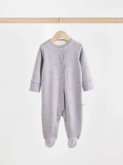 Next Pastel Character 5 Pack Baby Sleepsuits (0-2yrs) Discount