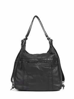 Pavers Convertible Shoulder Bag Backpack Black Best